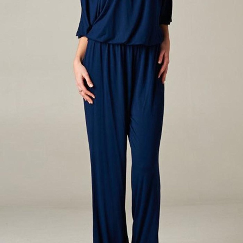 TUA Navy Jumpsuit